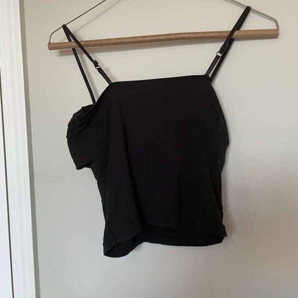 Criss cross black crop top - Picture 6 of 6